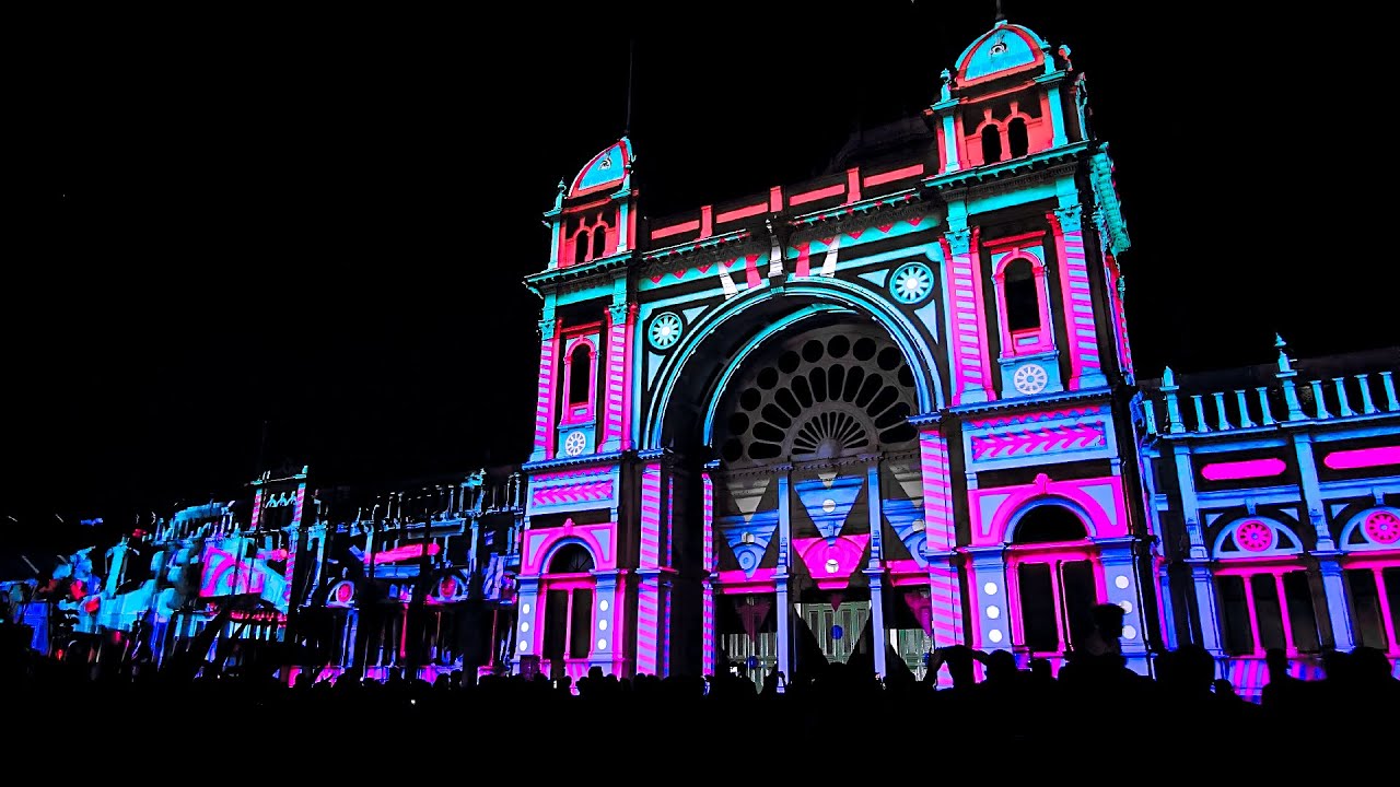 3D projection mapping animation